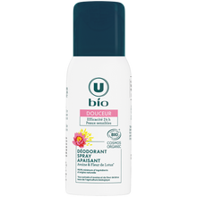 U BIO Déodorant apaisant avoine lotus spray 100ml