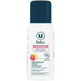 U BIO Déodorant apaisant avoine lotus spray 100ml