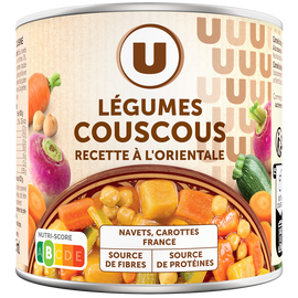 U Légumes pour couscous recette à l'orientale - Boîte 400g
