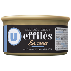 U Barquette pour chat Les délicieux effilés en sauce poissons - 100g