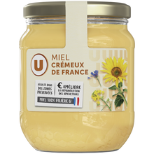 U Miel de France crémeux filière 375g