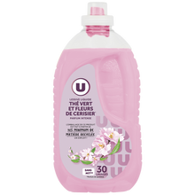 U Lessive liquide - Thé vert et fleurs de cerisier - 30 lavages - 1.5 l
