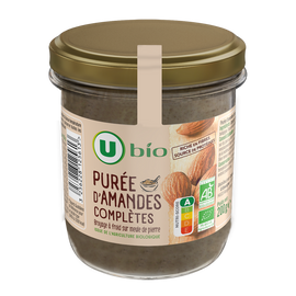 U BIO Purée d'amandes complètes BOCAL 200g
