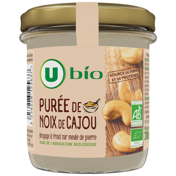 U BIO Purée noix de cajou BOCAL 200g