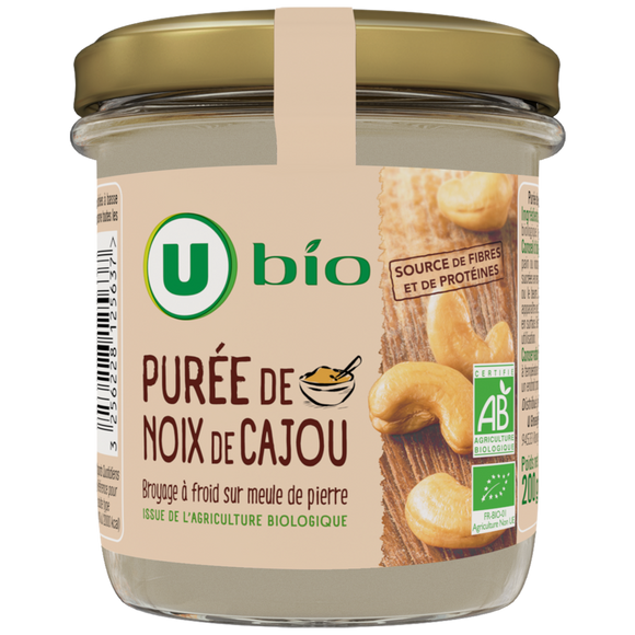 U BIO Purée noix de cajou BOCAL 200g