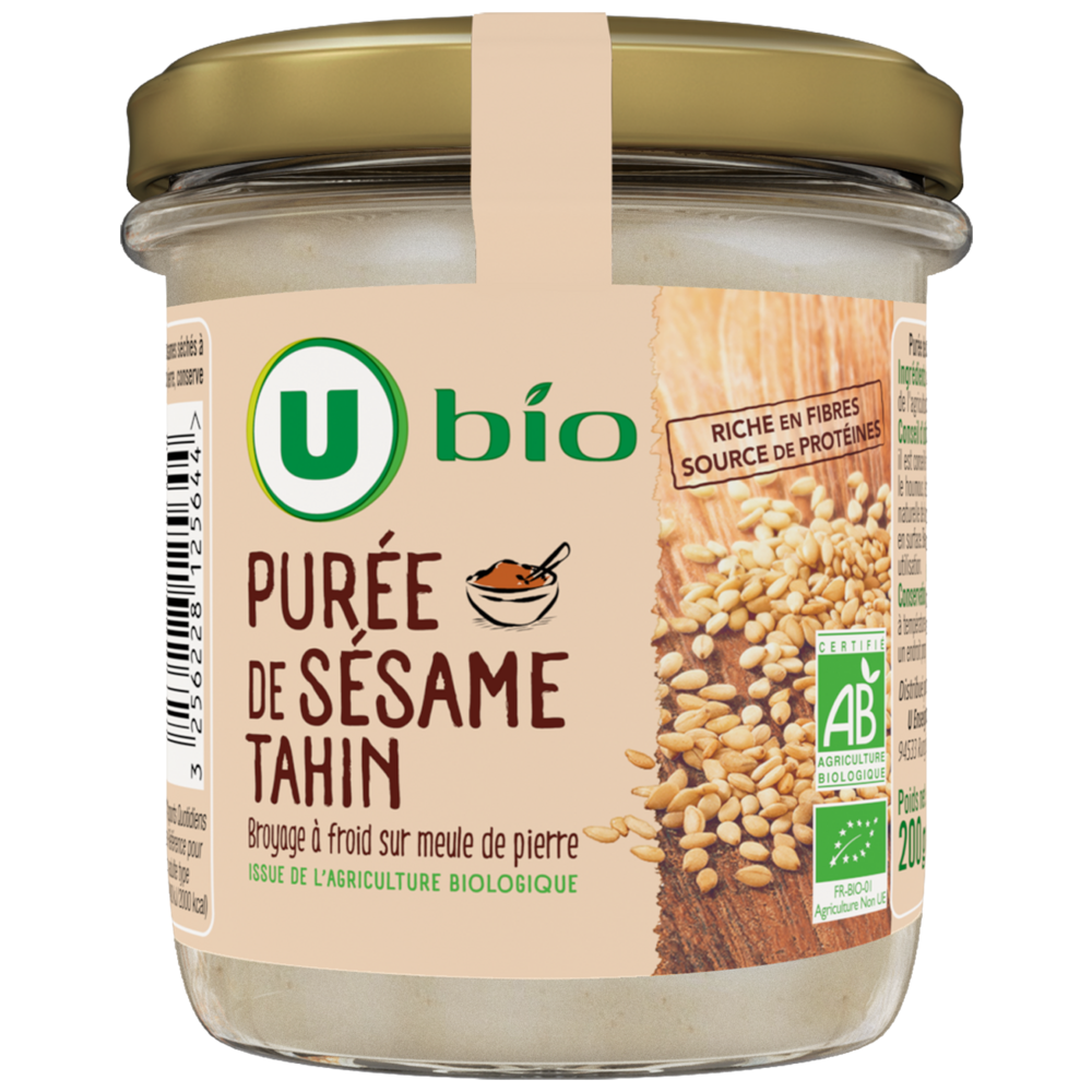 U BIO Purée de sésame tahin BOCAL 200g