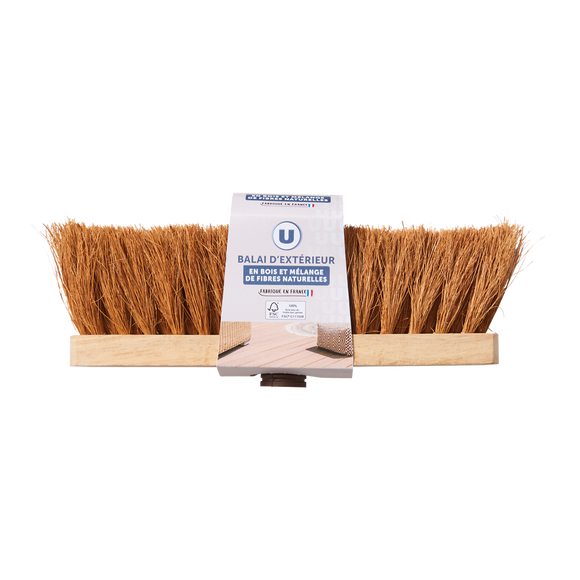 U Balai coco, semelle en bois
