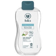 U BIO Gel douche relaxant bambou et eau de coco flacon 250ml