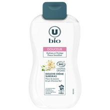 U BIO Gel douche crème surgras fleur de jasmin lait d'avoine - flacon 250ml