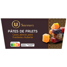 U SAVEURS Assortiment pâtes de fruits sans arôme ajouté - 300g