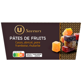 U SAVEURS Pâtes de fruits - 300g