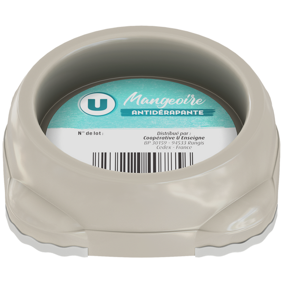 U Mangeoire plastique pour chat contenance 210ml