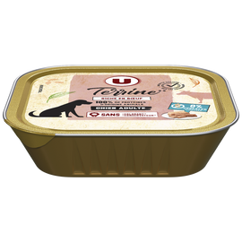 U Aliment pour chien Terrine sans céréales riche en Boeuf  150G