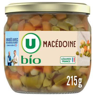 U BIO Macédoine - Bocal 215g