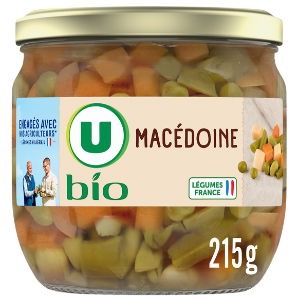 U BIO Macédoine - Bocal 215g