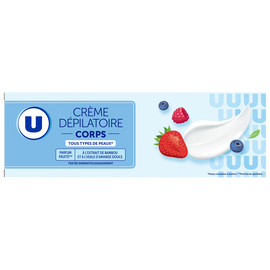U Crème dépilatoire tous types de peaux, 200ml