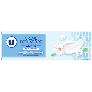 U Crème dépilatoire peaux sensibles, 200ml