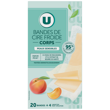 U Bande de cire froide pour le corps, x20