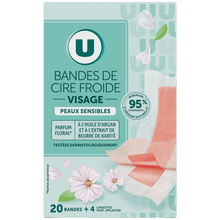 U Bande de cire froide visage, x20