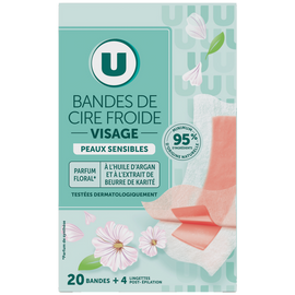 U Bande de cire froide visage, x20