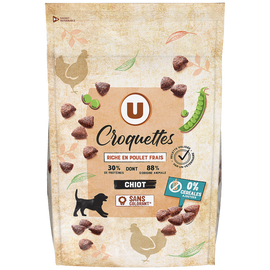 U Croquettes sans céréales riche en poulet frais pour chiot  1,5kg