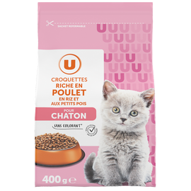 U Croquettes pour chaton riches en poulet  400g