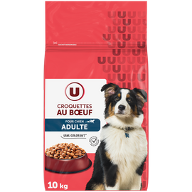 U Croquettes au boeuf pour chien  10kg