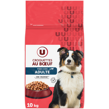 U Croquettes au boeuf pour chien  10kg