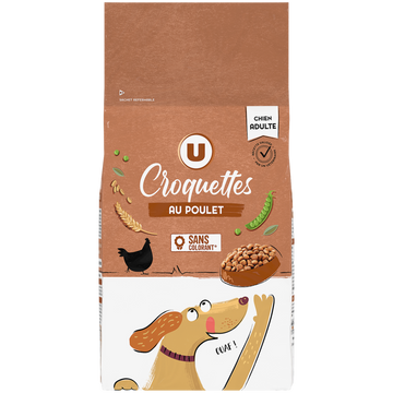 U Croquettes au poulet pour chien  10kg