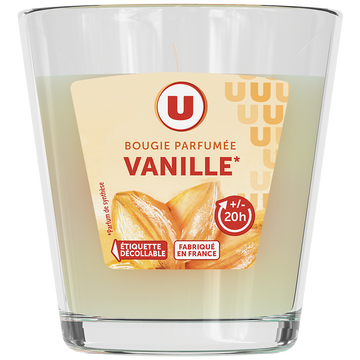 U Bougie parfumée vanille 90g