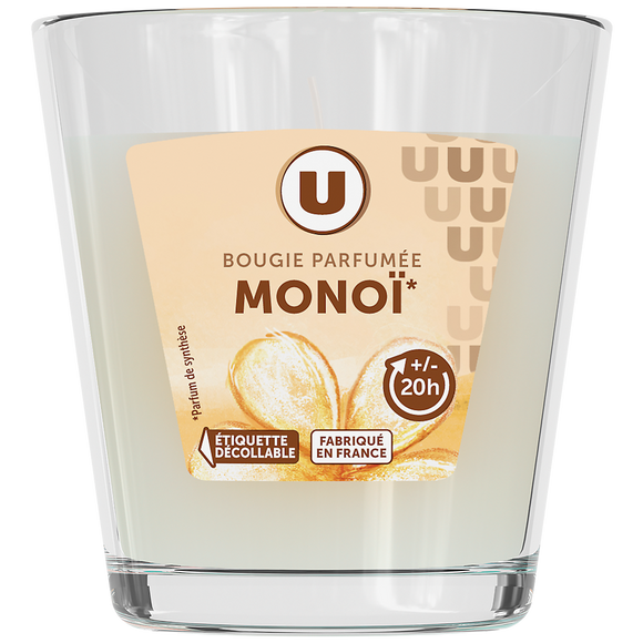 U Bougie parfumée monoï 90g