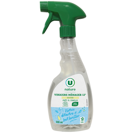 U NATURE Vinaigre ménager 12° spray 500ml
