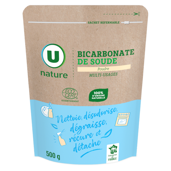 U NATURE Bicarbonate de soude sachet 500g