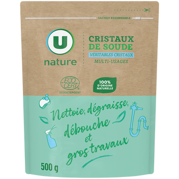 U NATURE Cristaux de soude sachet 500g
