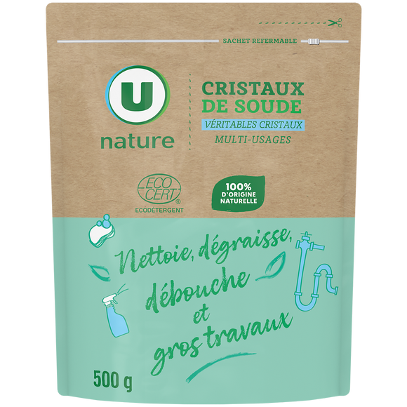 U NATURE Cristaux de soude sachet 500g