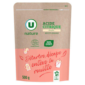 U NATURE Acide citrique sachet 500g