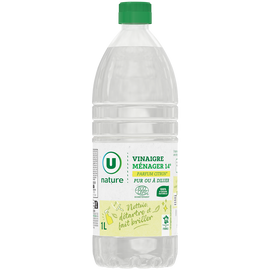 U NATURE Vinaigre ménager parfum citron 14° 1l.