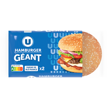 U Pain burger Maxi x2 - 165g