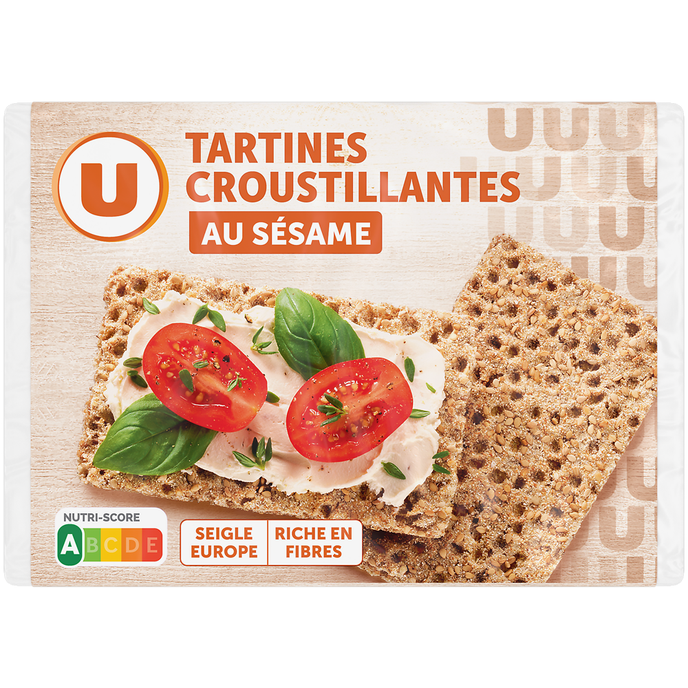 U Tartines croustillantes sésame 250g