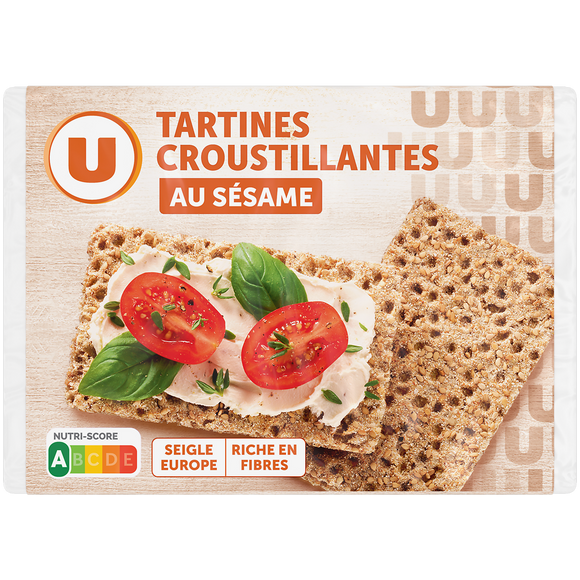 U Tartines croustillantes sésame 250g