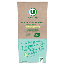 U NATURE Lessive en poudre - Hypoallergénique - 200 lavages - 1 kg