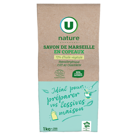 U NATURE Copeaux de savon de Marseille sachet 1kg