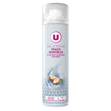 U Gel à raser pour femme pour peaux sensibles - 200ml