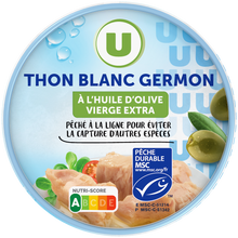 U Thon blanc entier huile d'olive, 150g