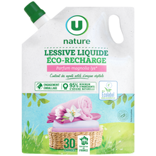 U NATURE Lessive liquide - Magnolia-Lys - 30 lavages - RECHARGE - 1.5 l