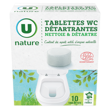 U NATURE Tablettes wc détartrantes X10