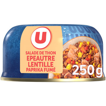 U Salade de thon épeautre lentilles U 250g