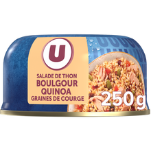 U Salade de thon boulgour quinoa graines de courge U 250g