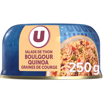U Salade de thon boulgour quinoa graines de courge U 250g