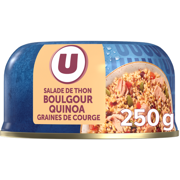 U Salade de thon boulgour quinoa graines de courge U 250g